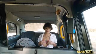 Sex Taxi Super Sexy French Student Seduces Taxi Driver for a Free Ride