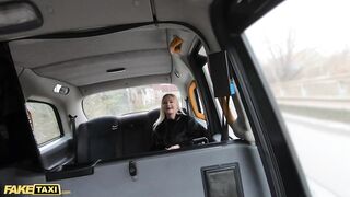 Sex Taxi Fucking My Girlfriend's Blonde Big Tits Boss Lily Joy