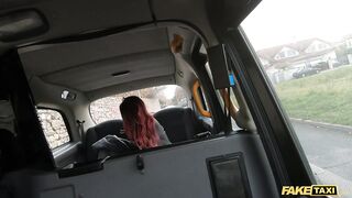 Sex Taxi Cindy Shine pays for cleaning bill with her pussy