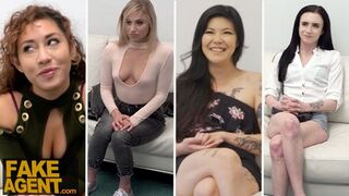 Fucking Hot Wanna Be Models all over my OFFICE - Sex Porn