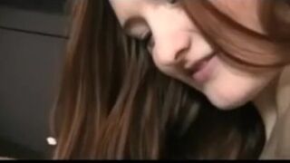 SexPorn Red head beauty will only suck cock