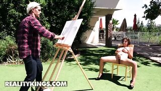 Hot Porn - Tantalizing Model Ella Knox Has Her Pussy Fucked By Artist Ramon Nomar