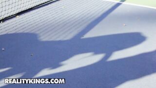 Hot Porn - Asian Vina Sky gets fucked in locker room