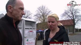 German grandpa asks housewife on street about sex