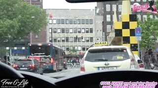 Real German couple fucks in public in car