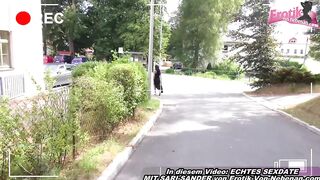 Horny German slut fucks with her stalker