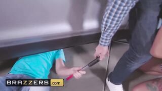 Hot - Hot stepsisters Gina Valentina & Lily Jordan share giant cock