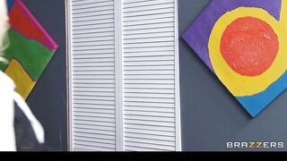 Sexy sorority sister catches a peeping tom in her dormroom