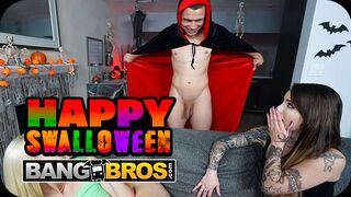 Hot - Valerica Steele And Kay Lovely Summon The Fang Bros For A Legendary Halloween Fuckfest