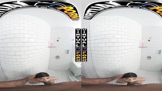 VIRTUAL PORN - Sadie Pops Her Pussy For Jay Bangher's Big Black Cock In VR