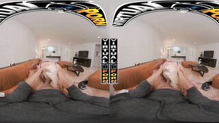 VIRTUAL PORN - Busty Blonde Stepmom Miss Brittany Andrews Riding Dick From Your POV