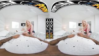 VIRTUAL PORN - Blonde PAWG Dixie Lynn Taking Deep BBC Anal