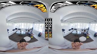 VIRTUAL PORN - Creepy Step Brother (aka YOU) Finally Gets To Fuck His Teen Sibling Mae Milano #VR