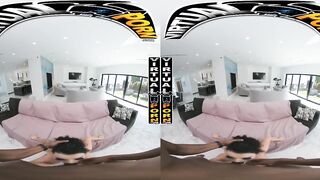 VIRTUAL PORN - Payton Preslee Gets Sudsy, Takes BBC In VR