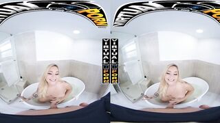 VIRTUAL PORN - Kali Roses Fucked In Bathtub From Your POV