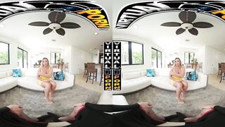 VIRTUAL PORN - Big Tits Stepmom Robbin Banx Taking Dick In VR