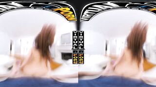 VIRTUAL PORN - Petite Latin Hottie Kira Perez Taking Big Cock From Your POV